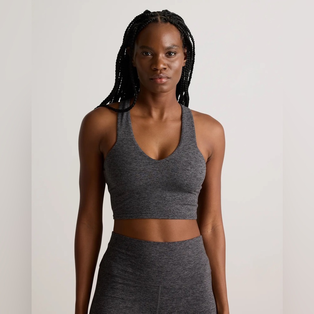 Quince Ultra-Soft V-Neck Cropped Tank - XL - Bundle of 2